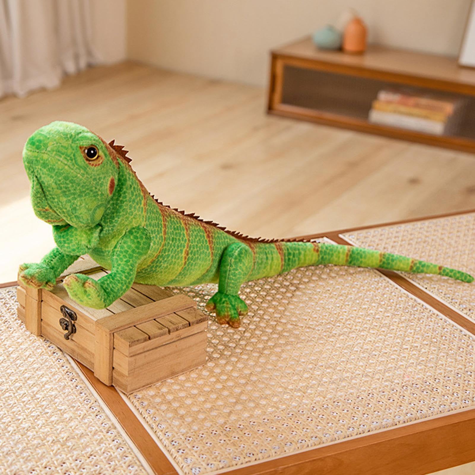 Amazon.co.jp: イグアナのぬいぐるみ - リアルなイグアナ トカゲの